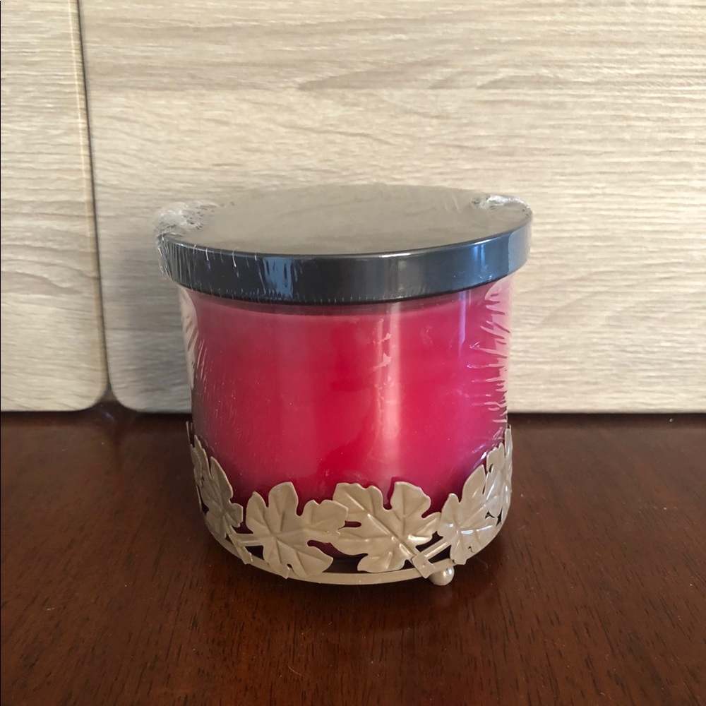 Leaf Metal Candle Holder